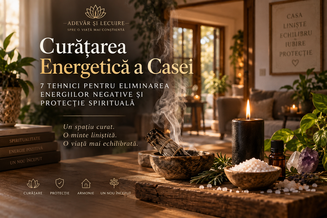 Curățarea Energetică a Casei: 7 Tehnici pentru Eliminarea Energiilor Negative și Protecție Spirituală