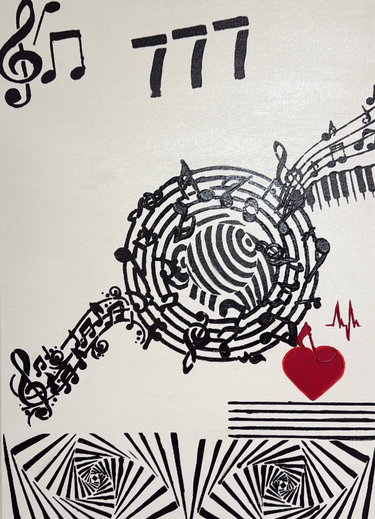 Tablou original 65 – pictură originală în acrilic de Cristina Balan