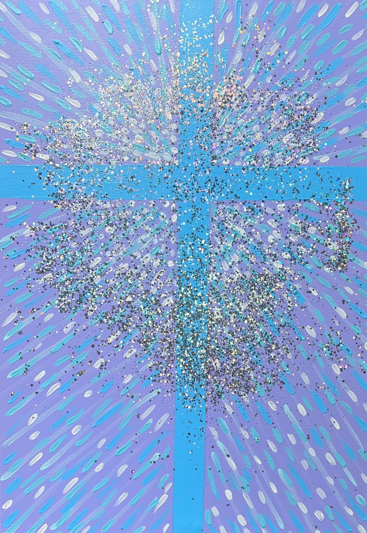 Tablou original 133 – pictură originală în acrilic de Cristina Balan