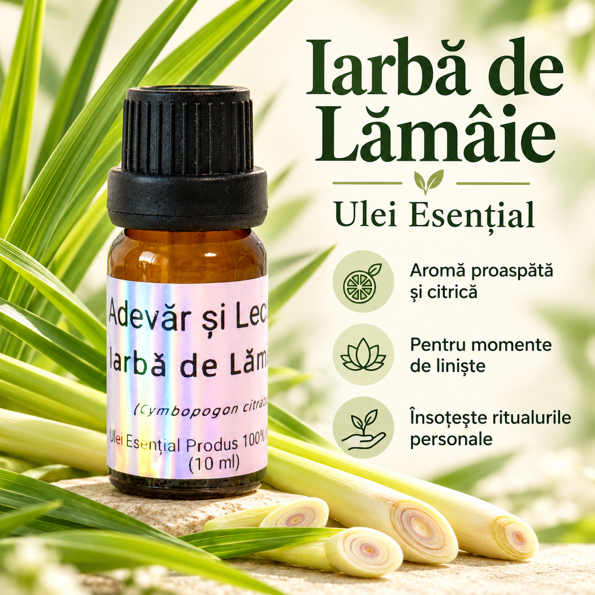 Iarbă de Lămâie – Ulei Esențial