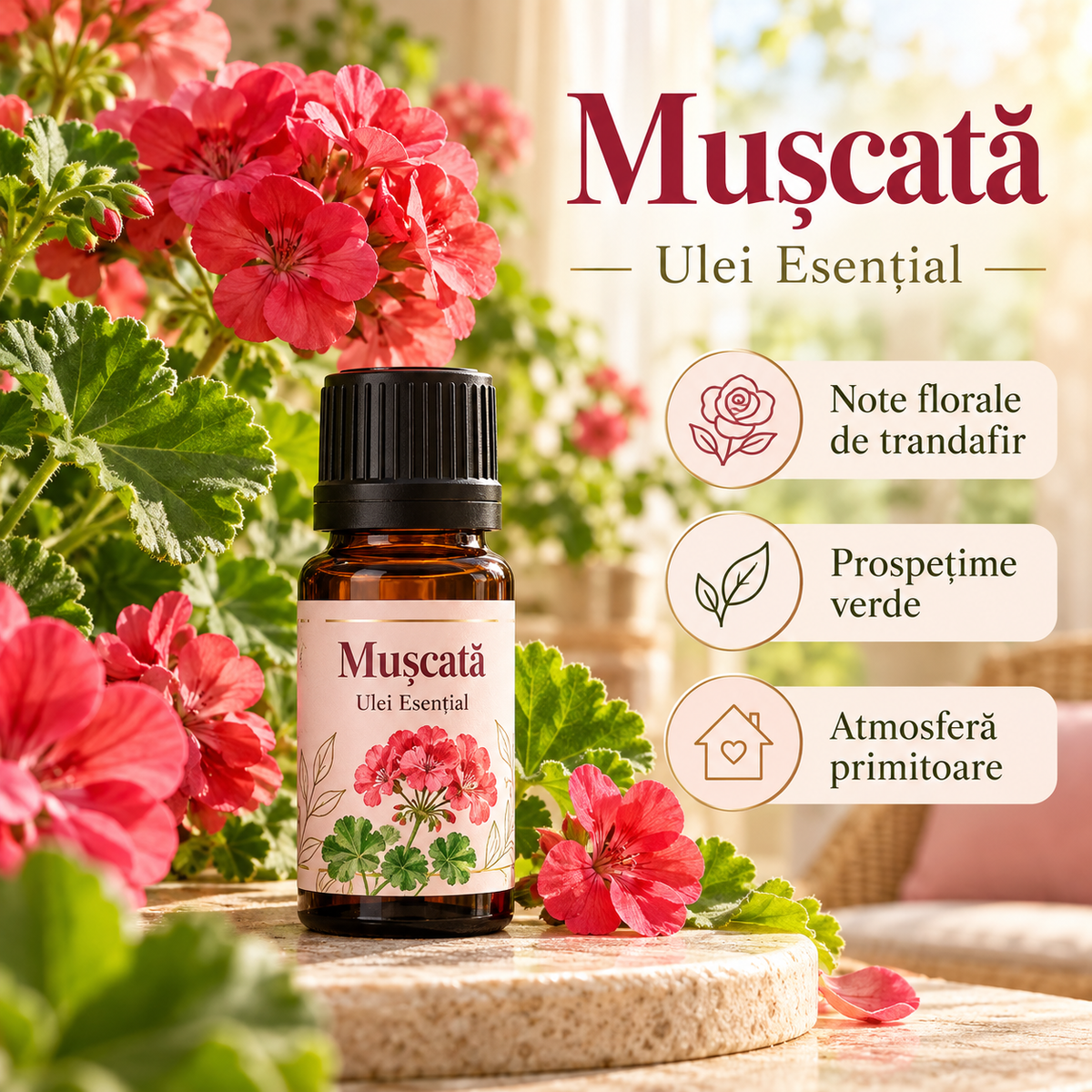 Mușcată – Ulei Esențial