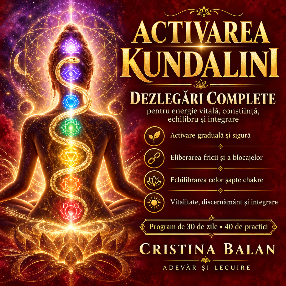 Activarea Kundalini – Dezlegări Complete pentru Energie Vitală, Conștiință, Echilibru și Integrare (PDF)