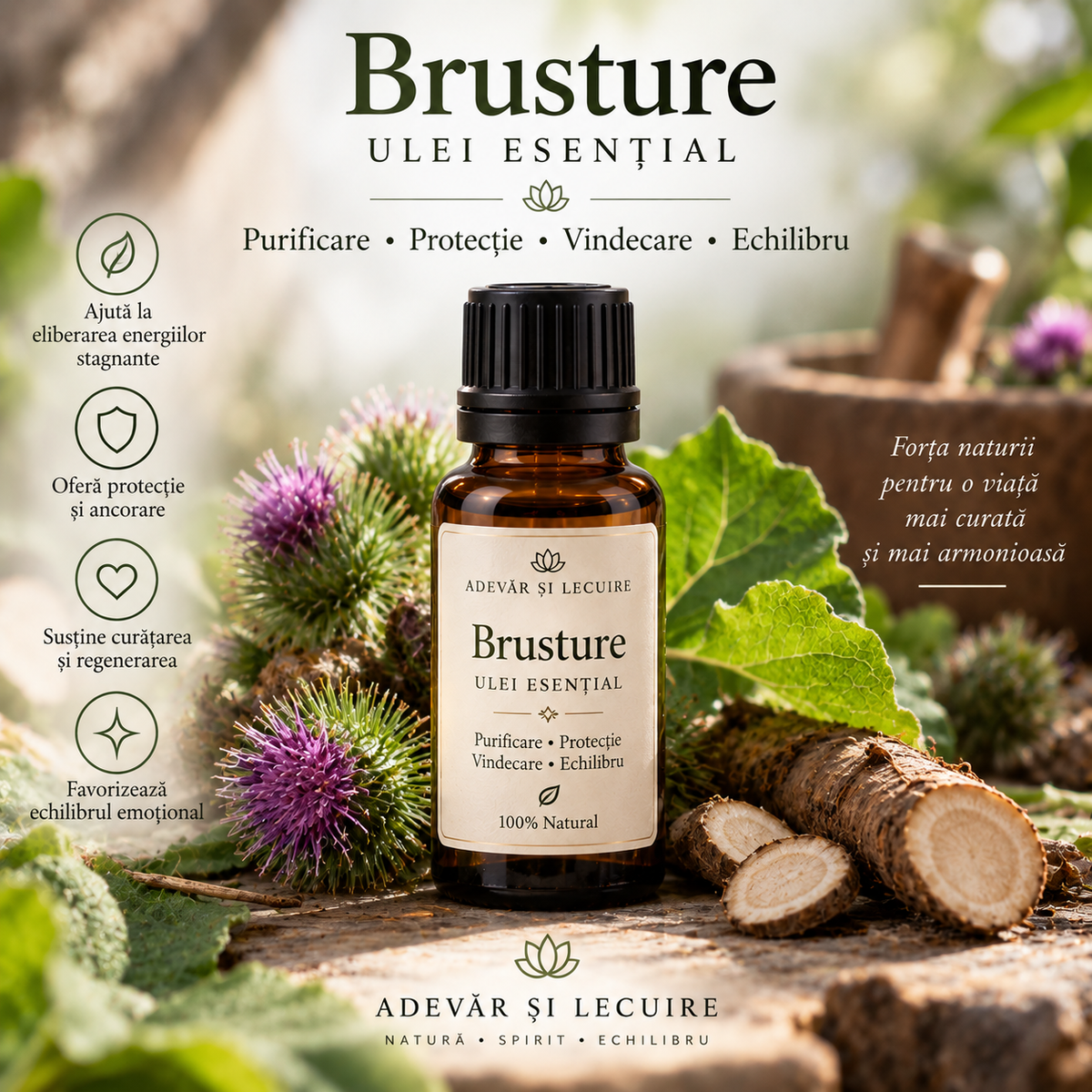 Brusture – Ulei esențial, Adevar si Lecuire