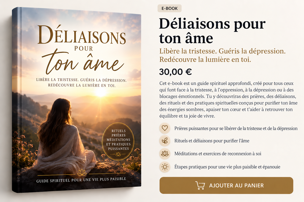 Déliaisons pour ton âme – E-book pour la tristesse, l’épuisement et la perte de sens