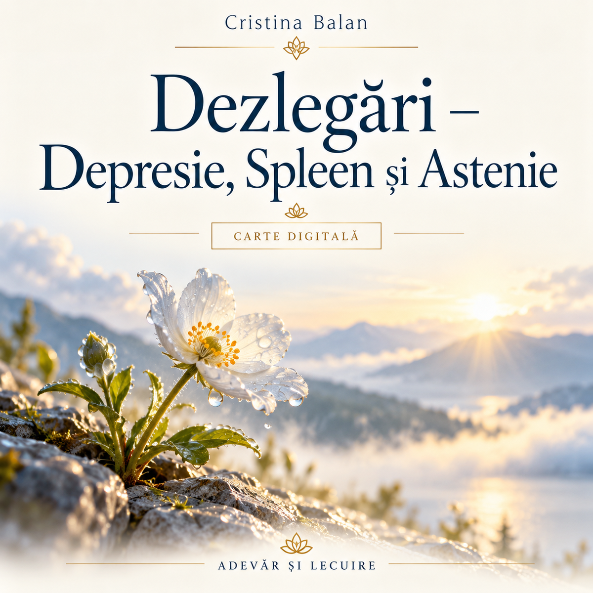 Dezlegări – Depresie, Spleen și Astenie – Cristina Balan – Adevăr și Lecuire