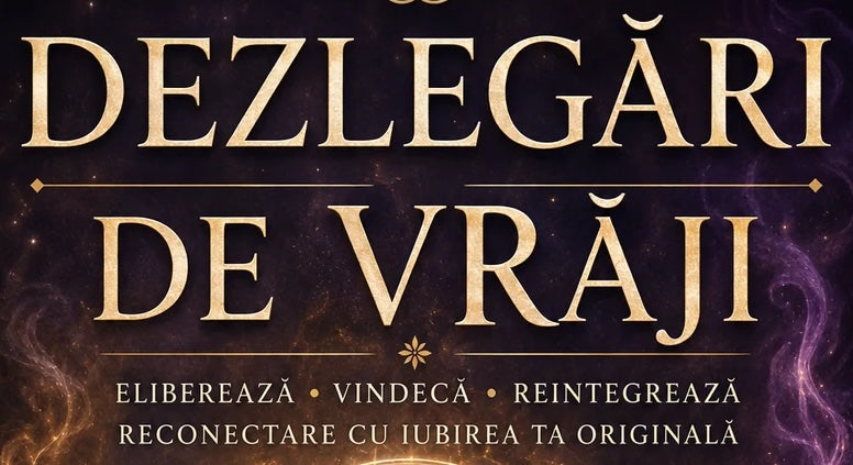DEZLEGĂRI DE VRĂJI - Workshop 14-15 noiembrie 2026 – workshop online – Adevar si Lecuire