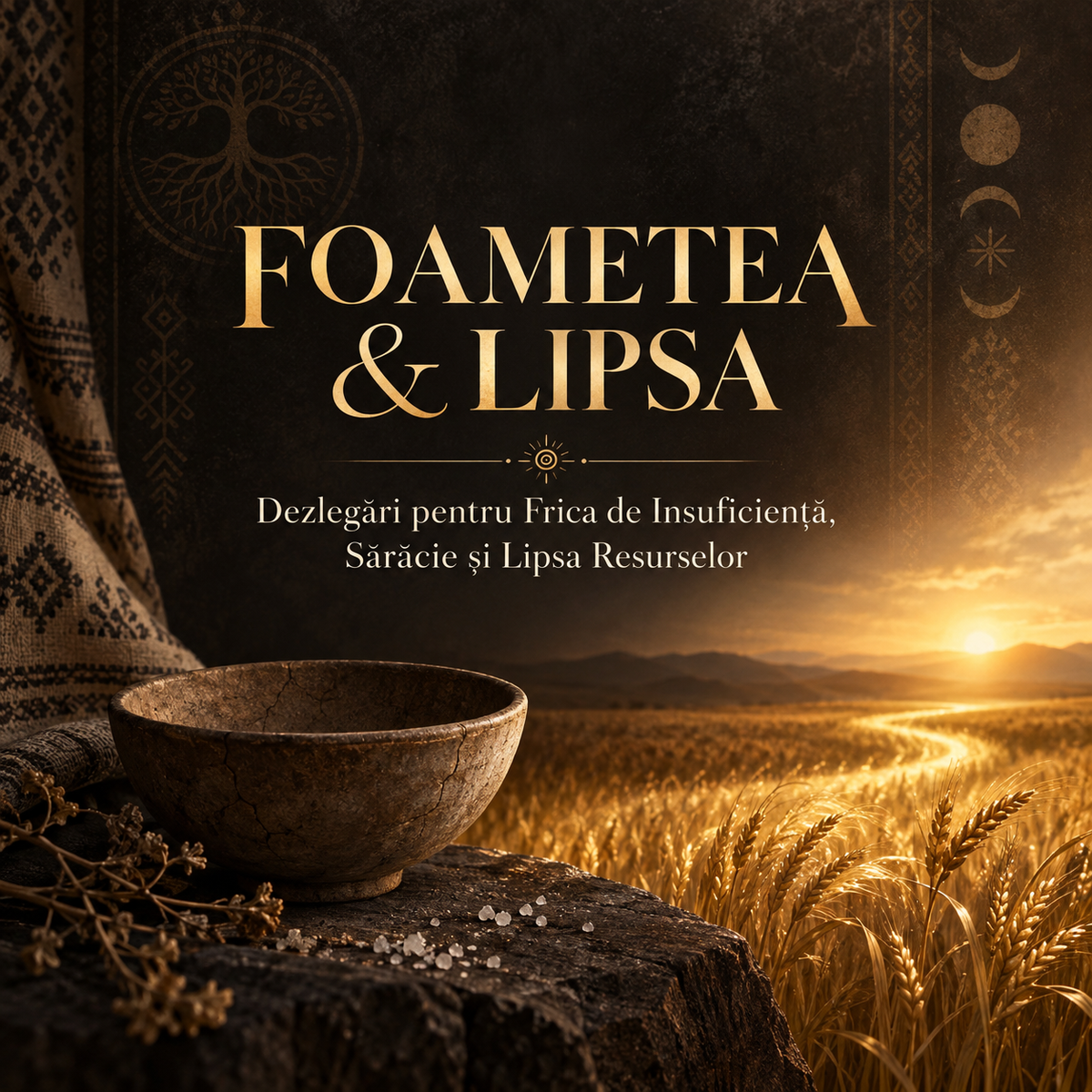 Foametea și Lipsa – Dezlegări pentru frica de insuficiență, sărăcie și lipsa resurselor