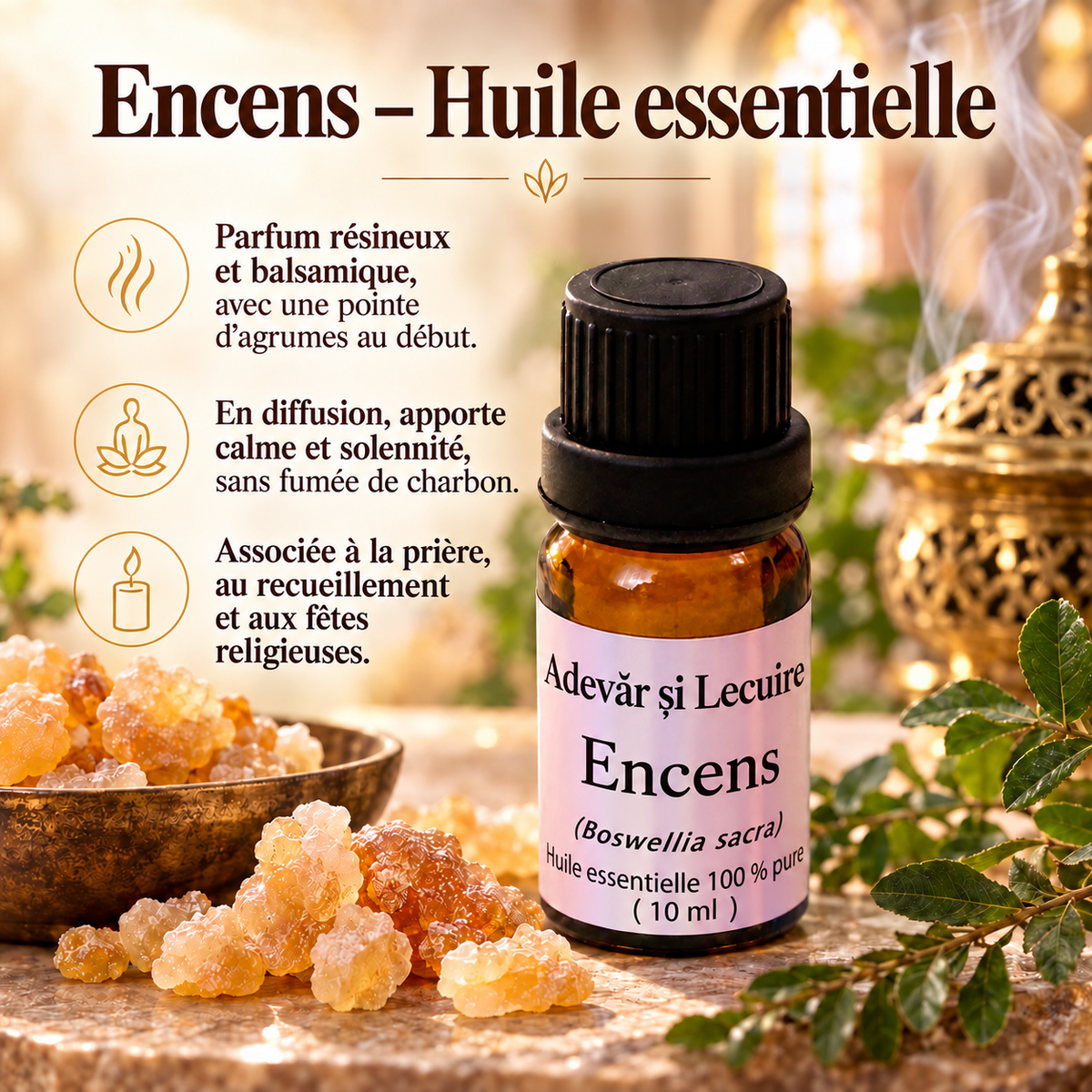 Huile essentielle d’encens