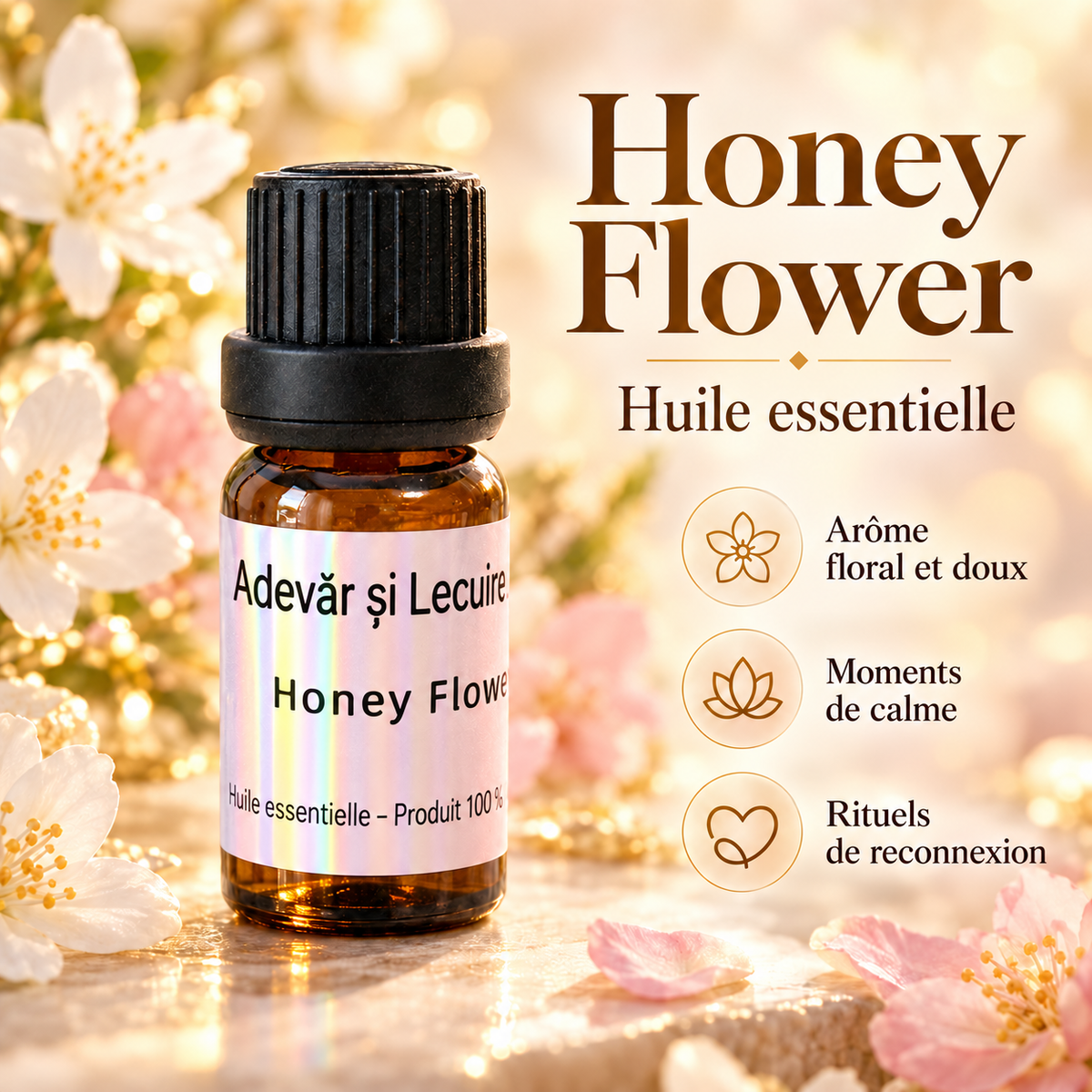 Huile essentielle Honey Flower – arôme floral et doux