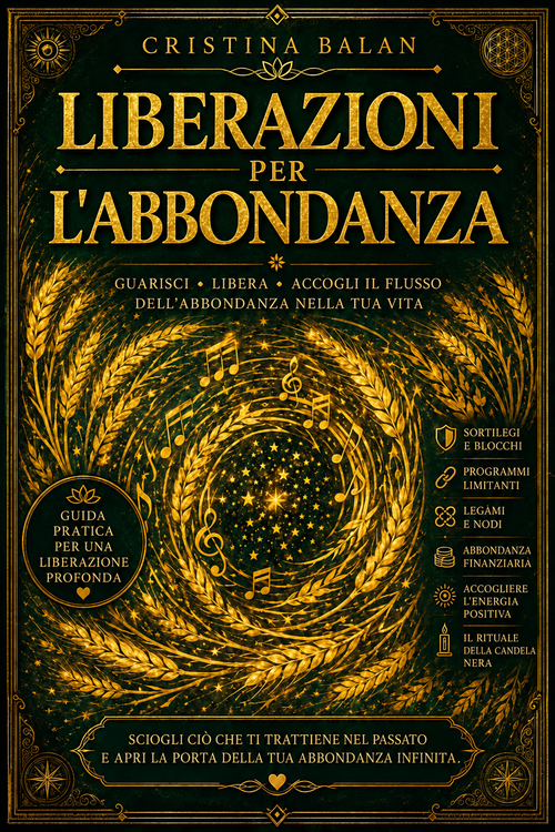Liberazioni per l'Abbondanza – Copertina PDF di Cristina Balan