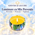 Lumânare cu Mix Prevenție – Prevenție • Protecție • Vigilență – Adevăr și Lecuire