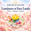 Lumânare cu Yara Latafa – Mister • Eleganță • Seducție – Adevăr și Lecuire