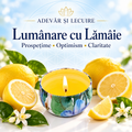 Lumânare cu Lămâie – Prospețime • Optimism • Claritate – Adevăr și Lecuire