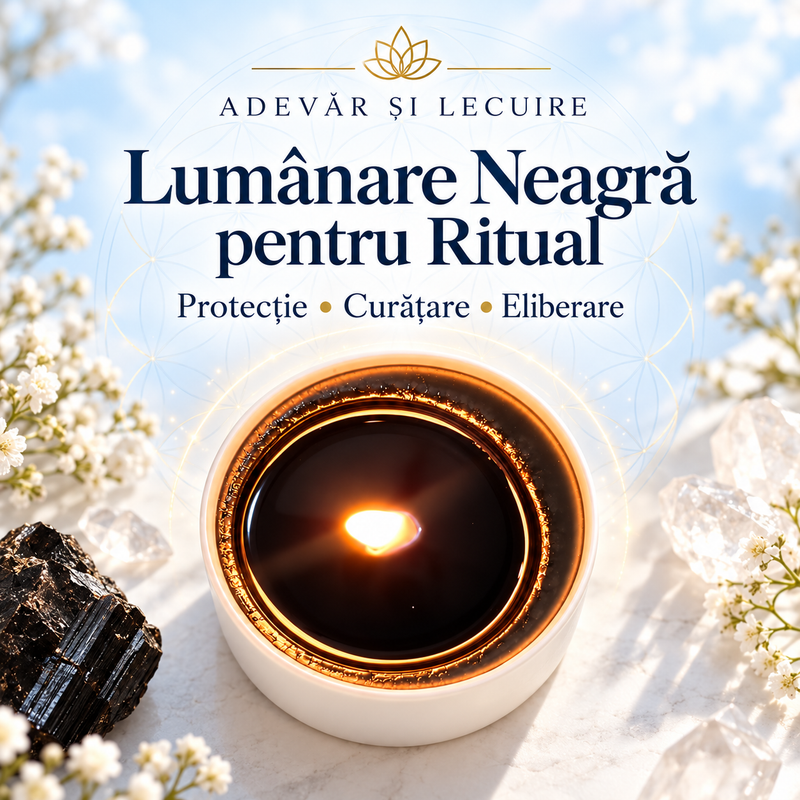 Black Ritual Candle (8 or 12 Hours)