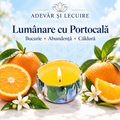 Lumânare cu Portocală – Bucurie • Abundență • Căldură – Adevăr și Lecuire