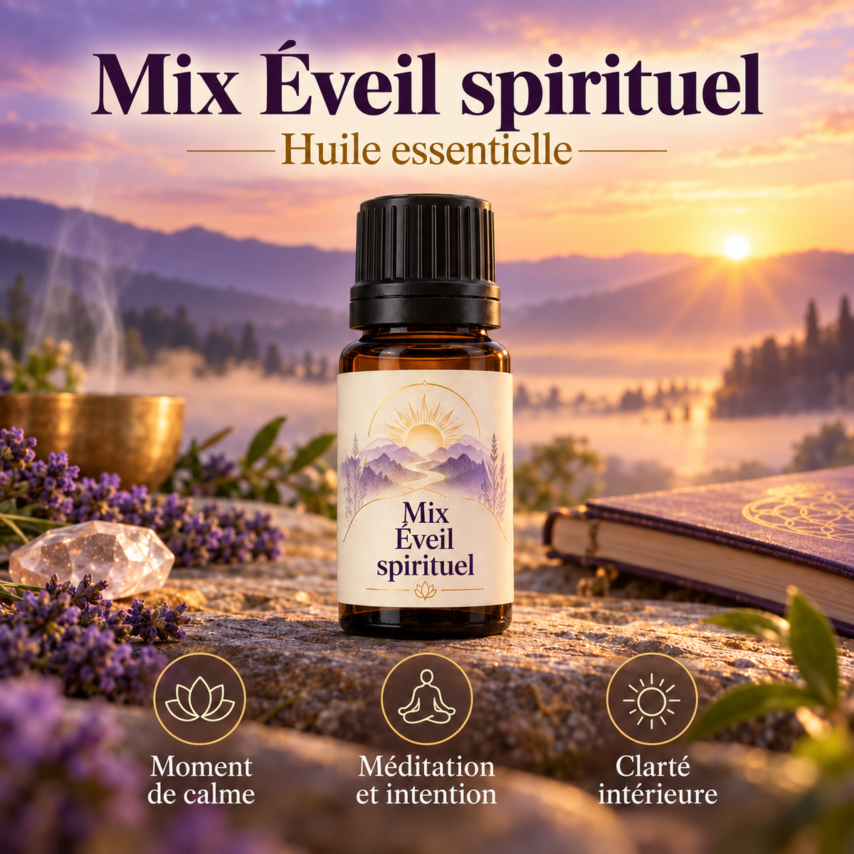 Mix Éveil spirituel – Huile essentielle