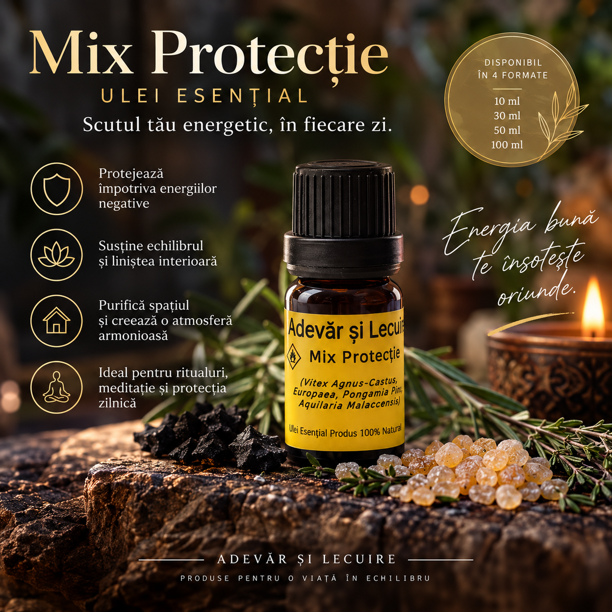 Mix Protecție – Ulei esențial (10, 30, 50, 100 ml)