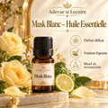 Musk Blanc – Huile essentielle : parfum délicat, fraîcheur d’agrumes et rituel de reconnexion
