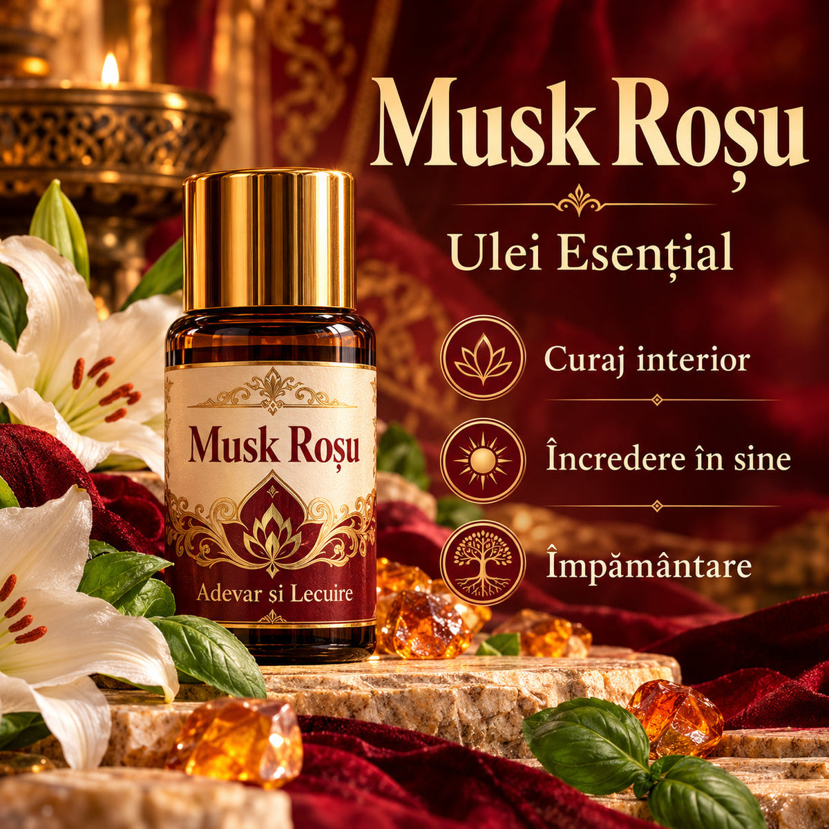 Musk Roșu – Ulei Esențial